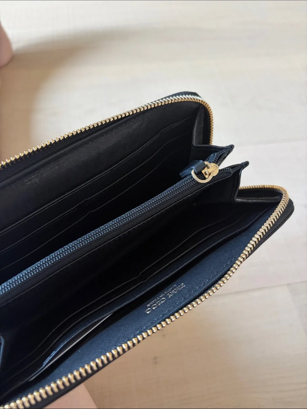 NEW Jimmy Choo Black Zodiac Charm Wallet